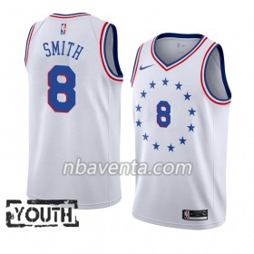 Camiseta Niños Philadelphia 76ers Zhaire Smith 8 2018-19 Nike Blanco Swingman